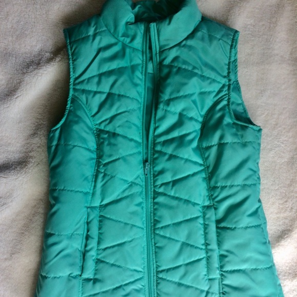 Coats | Mint Green Puffer Vest | Poshmark